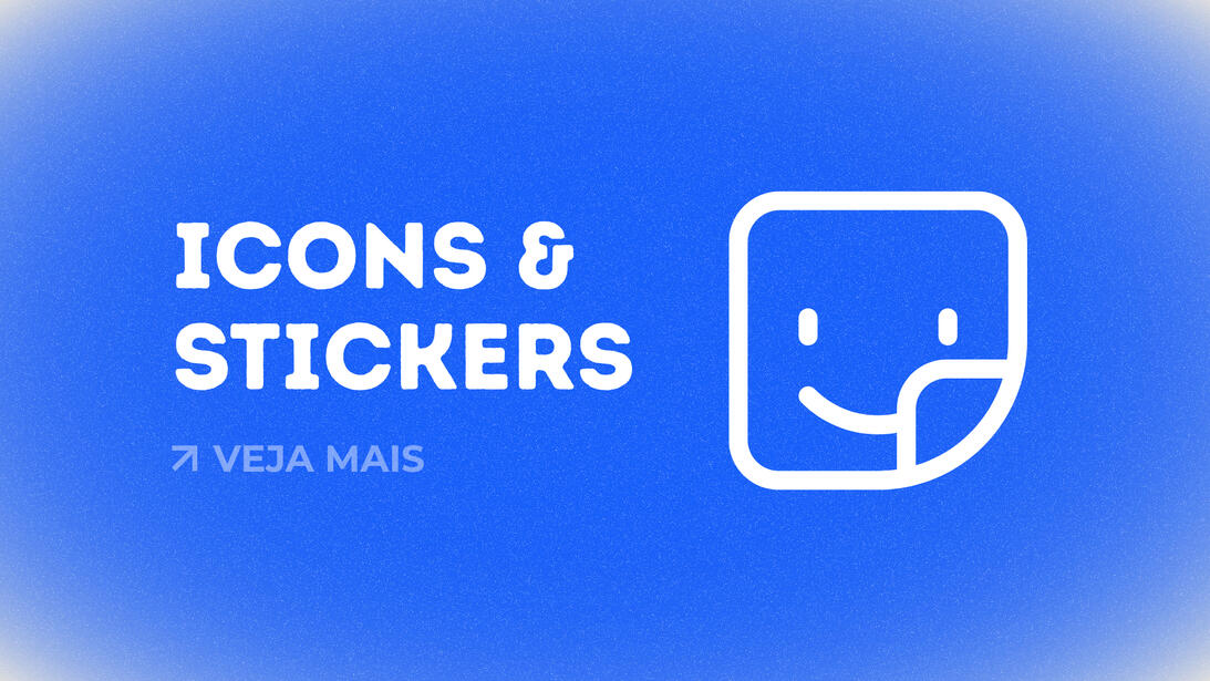 Icons & Stickers — em breve
